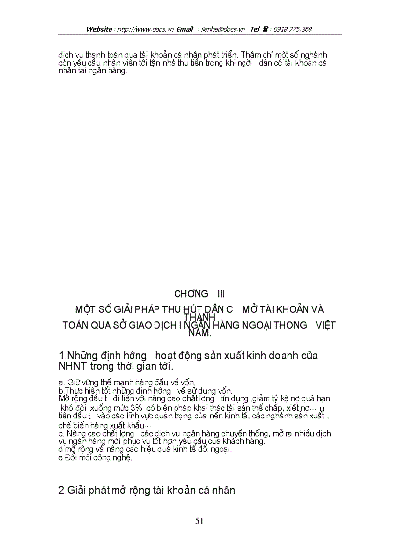 image for page 1số giải pháp nhằm mở rộng tài khoản cá nhân tại SGD 1 ngânhàng NHTMCP Ngoại Thương VietcomBank