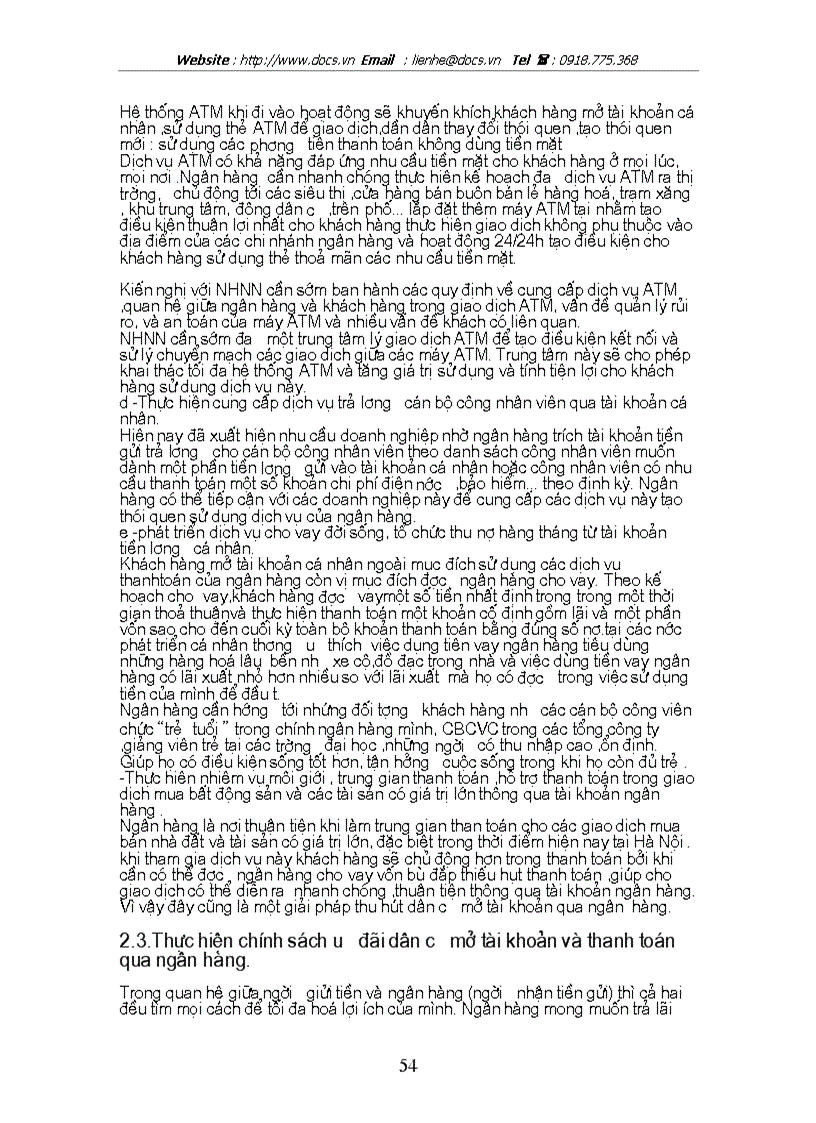 image for page 1số giải pháp nhằm mở rộng tài khoản cá nhân tại SGD 1 ngânhàng NHTMCP Ngoại Thương VietcomBank