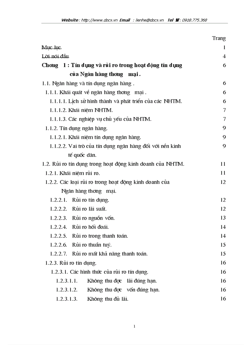 image for page 1số giải pháp hạn chế rủi ro tín dụng tại ngânhàng NHCT VietinBank Ba Đình