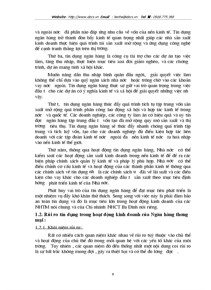 image for page 1số giải pháp hạn chế rủi ro tín dụng tại ngânhàng NHCT VietinBank Ba Đình
