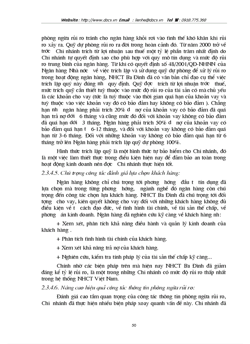 image for page 1số giải pháp hạn chế rủi ro tín dụng tại ngânhàng NHCT VietinBank Ba Đình