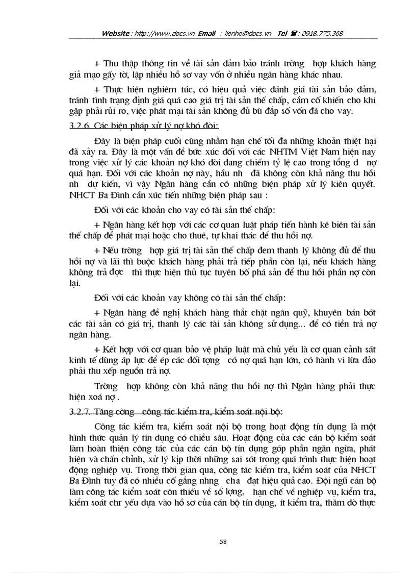 image for page 1số giải pháp hạn chế rủi ro tín dụng tại ngânhàng NHCT VietinBank Ba Đình
