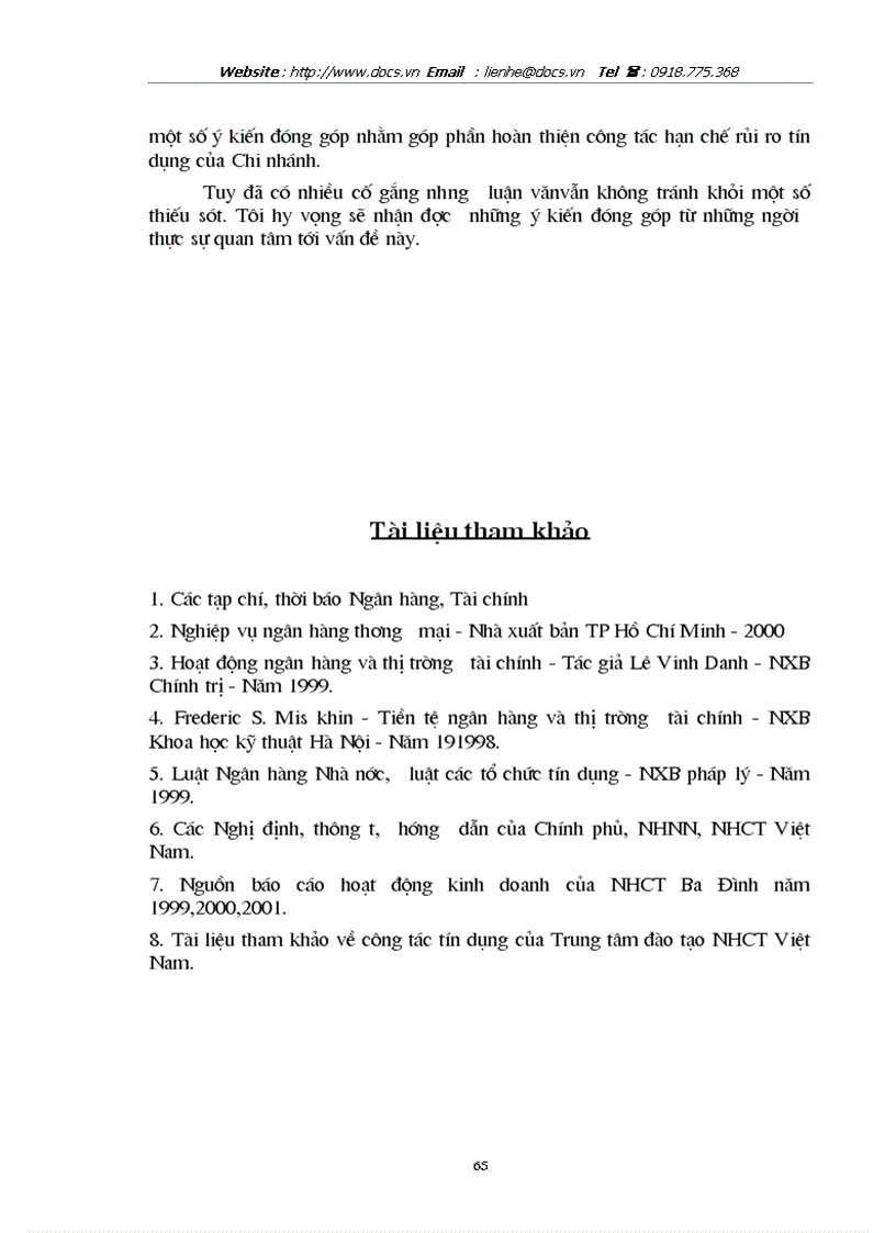 image for page 1số giải pháp hạn chế rủi ro tín dụng tại ngânhàng NHCT VietinBank Ba Đình