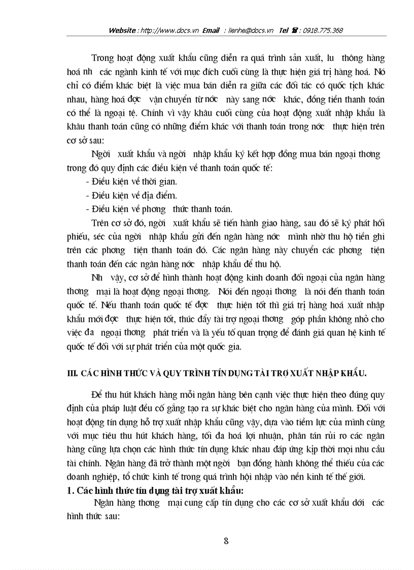 image for page Mở rộng hoạt động tín dụng tài trợ XNK tại SGD 1 ngânhàng NHĐT PT BIDV VN