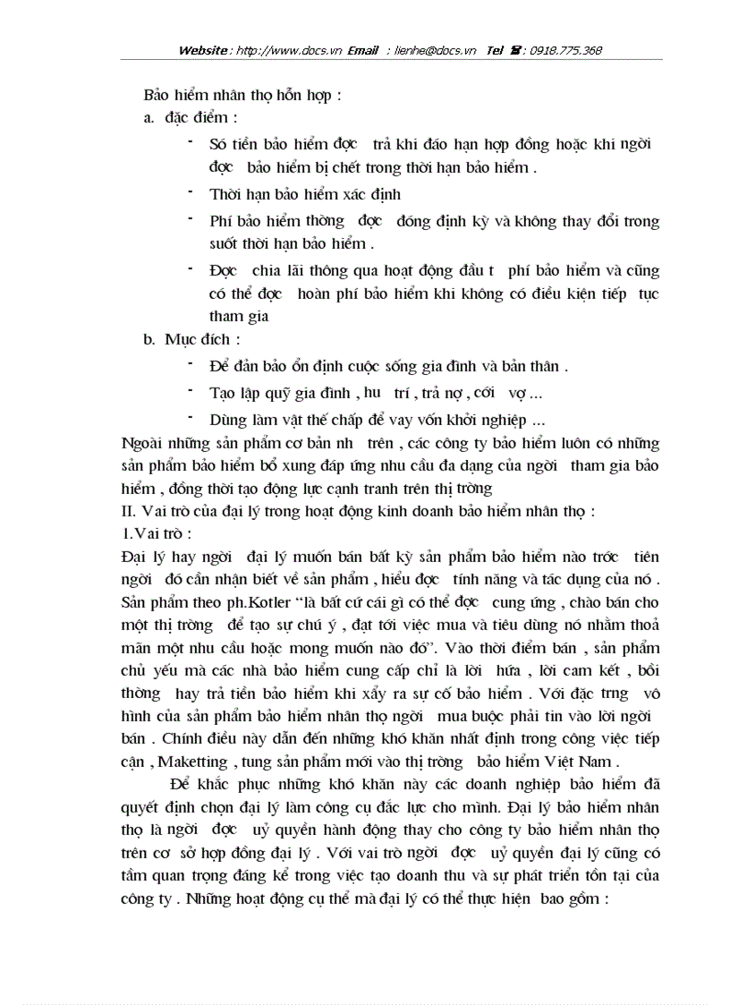 image for page Vấn đề tuyển dụng và đào tạo đại lý bảo hiểm nhân thọ ở công ty Bảo Việt nhân thọ Hà Nội