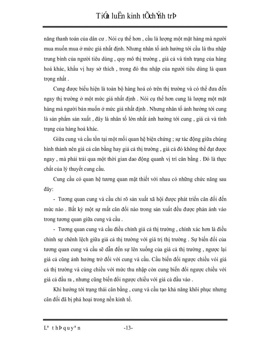 image for page Quy luật giá trị và vai trò của nó trong phát triển kinh tế thị trường ở nước ta