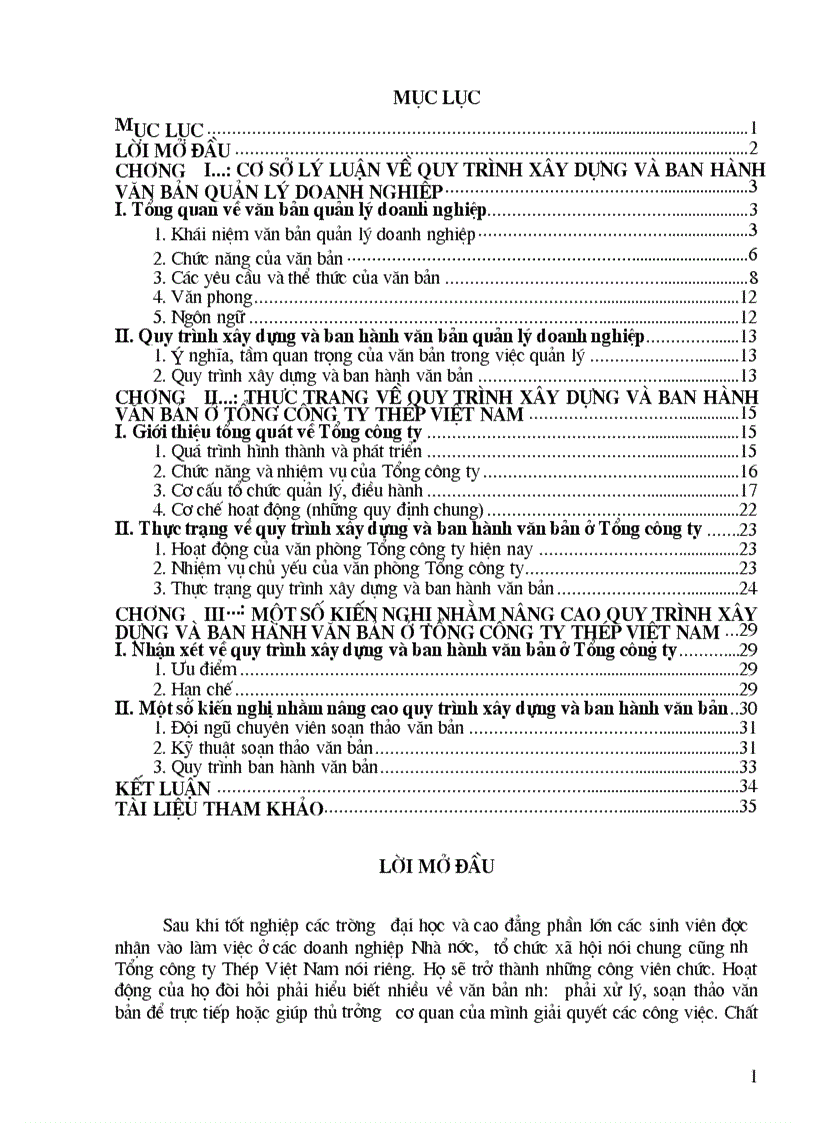 image for page Hoàn thiện một bước quy trình xây dựng và ban hành văn bản nhằm nâng cao hiệu quả kinh doanh ở Tổng công ty Thép Việt Nam