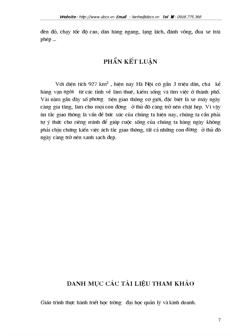 image for page Vận dụng cặp phạm trù nguyên nhân kết quả để tìm hiểu về vấn đề ùn tắc giao thông ở hà nội hiện nay