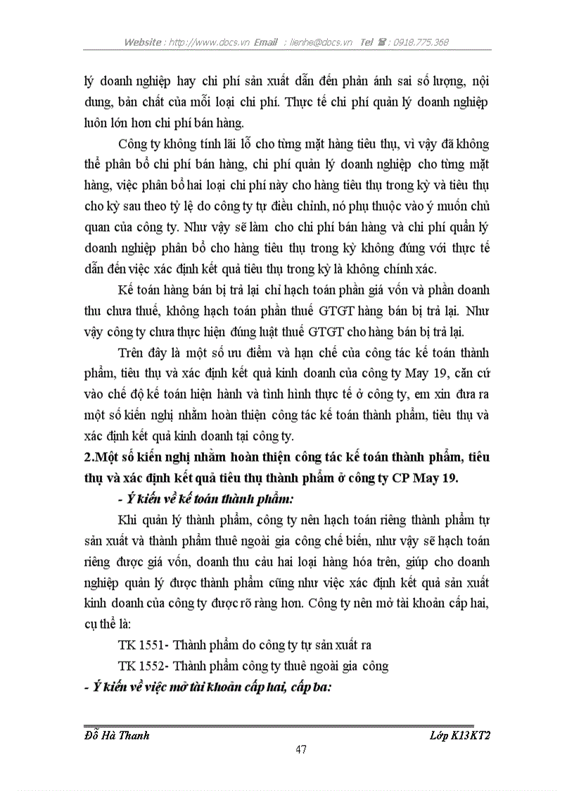 image for page Thành phẩm tiêu thụ thành phẩm và xác định kết quả tiêu thụ