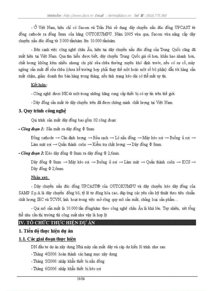 image for page Dự án đầu tư Xây dựng Nhà máy sản xuất dây cáp