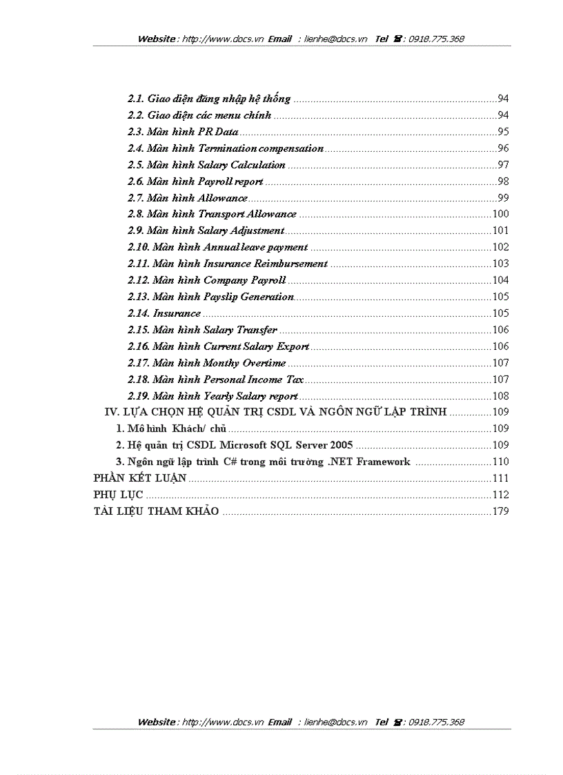image for page Phân tích thiết kế phần mềm tính lương