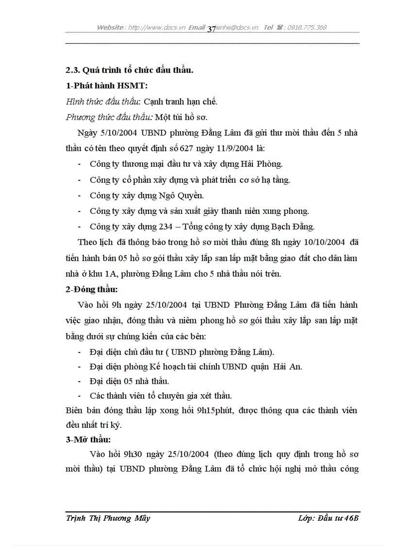 image for page Công tác tổ chức đấu thầu tại UBND quận Hải An Hải Phòng Thực trạng và giải pháp