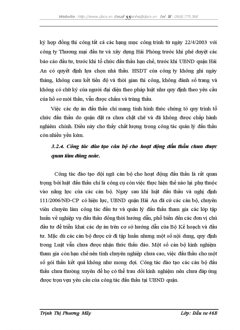 image for page Công tác tổ chức đấu thầu tại UBND quận Hải An Hải Phòng Thực trạng và giải pháp