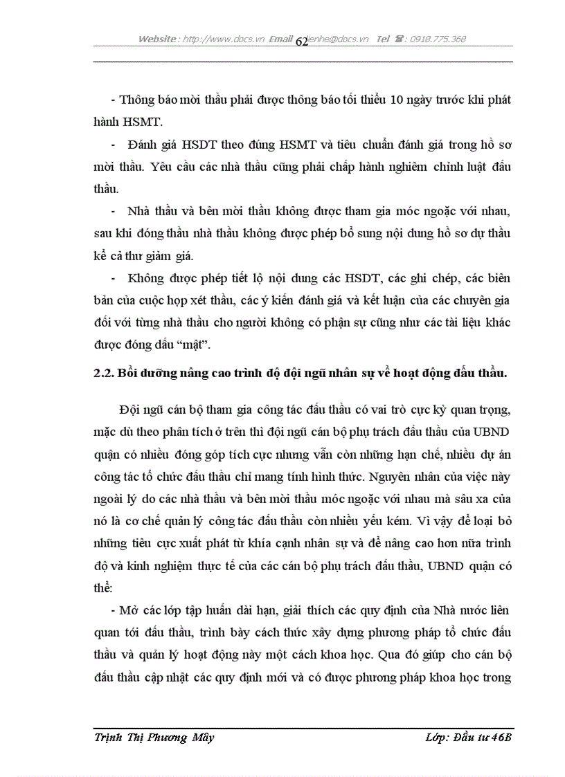 image for page Công tác tổ chức đấu thầu tại UBND quận Hải An Hải Phòng Thực trạng và giải pháp