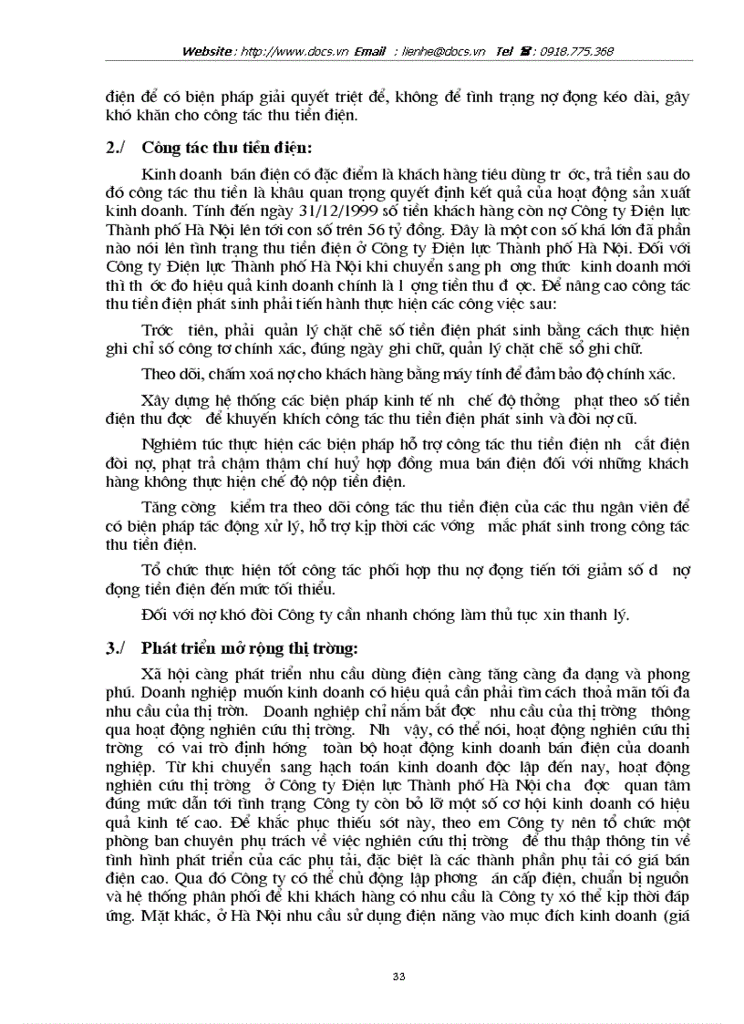 image for page Một số biện pháp nhằm hoàn thiện công tác kinh doanh bán điện ở Công ty Điện lực Thành phố Hà Nội