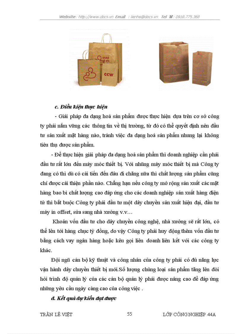 image for page Một số Giải pháp cơ bản nhằm mở rộng thị trường tiêu thụ sản phẩm ở Công ty TNHH bao bì Bình Xuyên