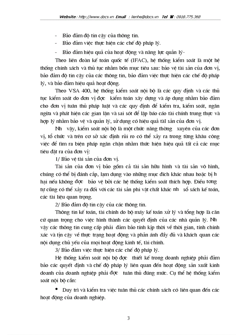 image for page Hoàn thiện hệ thống kiểm soát nội bộ tại tổng công ty xi măng Việt Nam