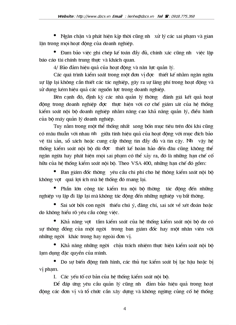 image for page Hoàn thiện hệ thống kiểm soát nội bộ tại tổng công ty xi măng Việt Nam