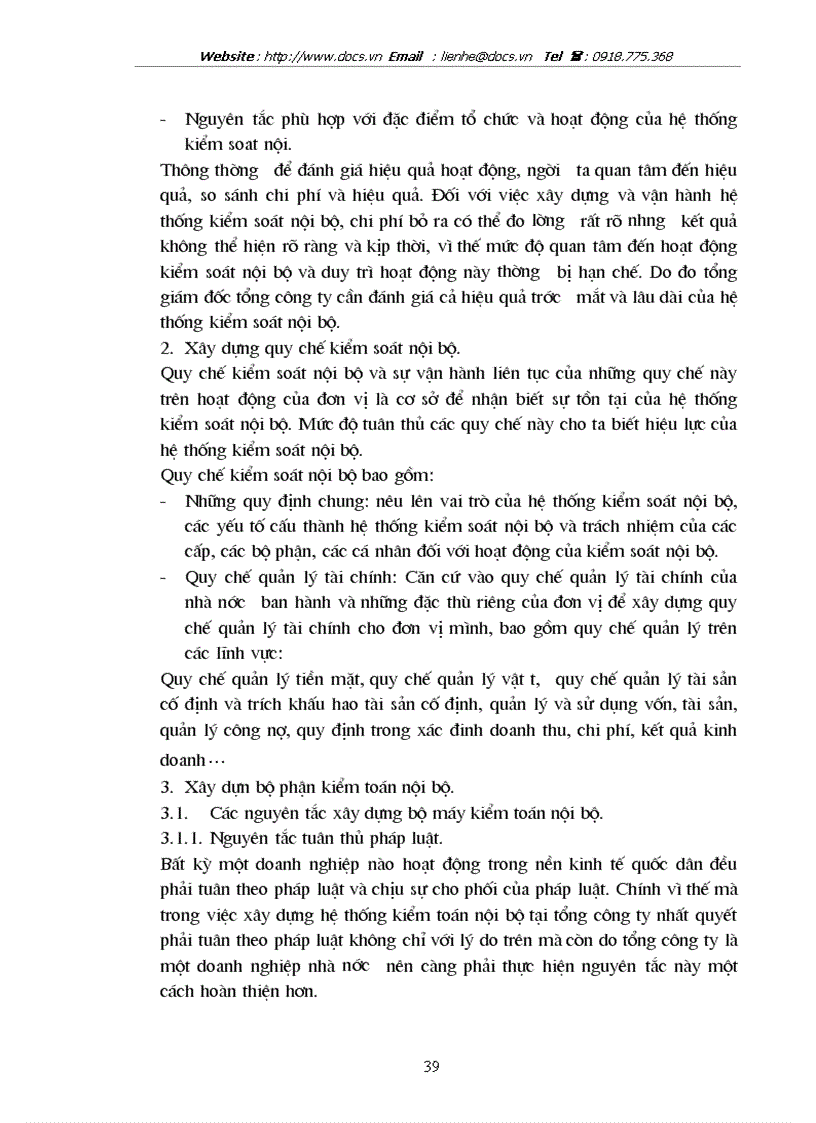 image for page Hoàn thiện hệ thống kiểm soát nội bộ tại tổng công ty xi măng Việt Nam