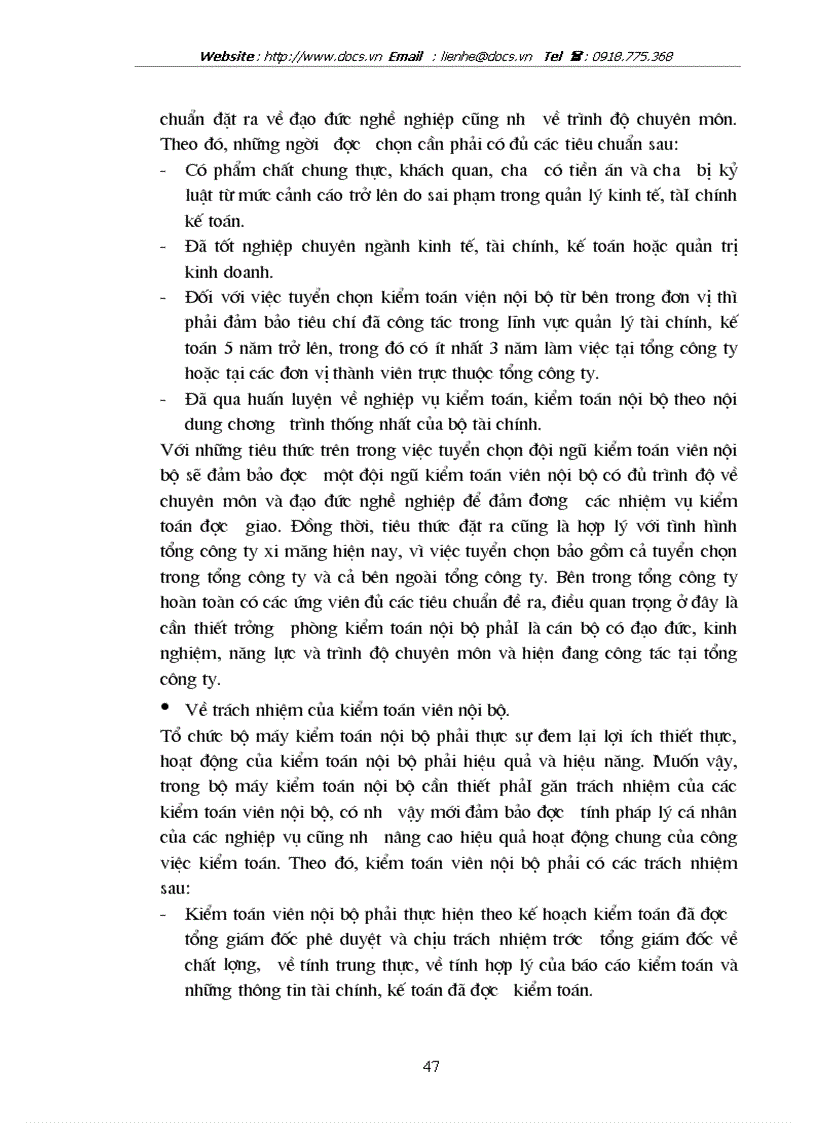 image for page Hoàn thiện hệ thống kiểm soát nội bộ tại tổng công ty xi măng Việt Nam