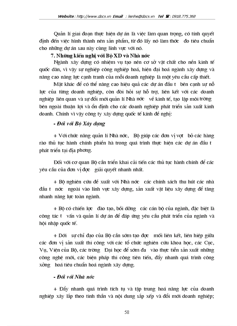 image for page Một số giải pháp nhằm nâng cao chất lượng lập dự án tại Tổng Công ty xuất nhập khẩu xây dựng Việt Nam