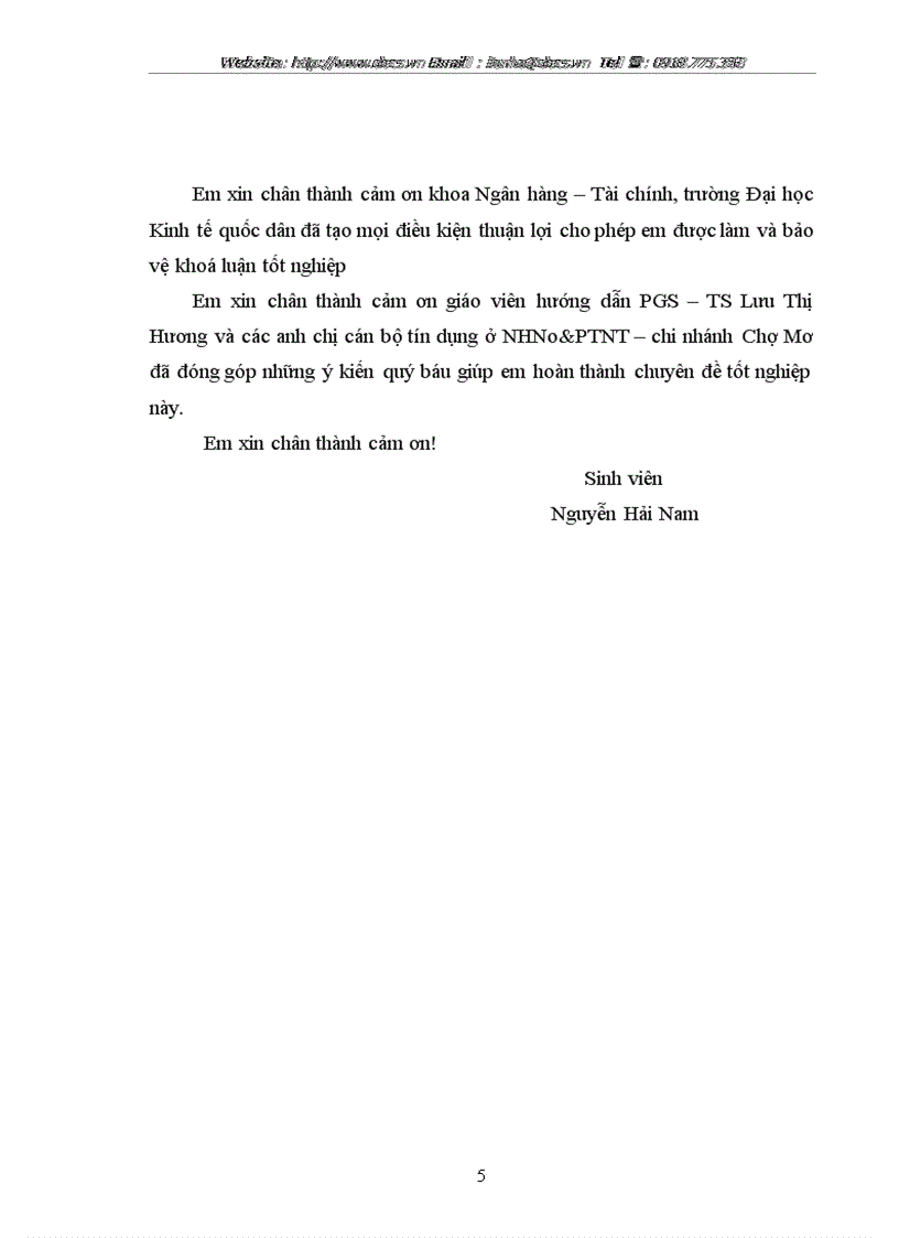 image for page Mở rộng cho vay đối với khách hàng cá nhân tại ngânhàng NHNo PTNT AgriBank chi nhánh Chợ Mơ