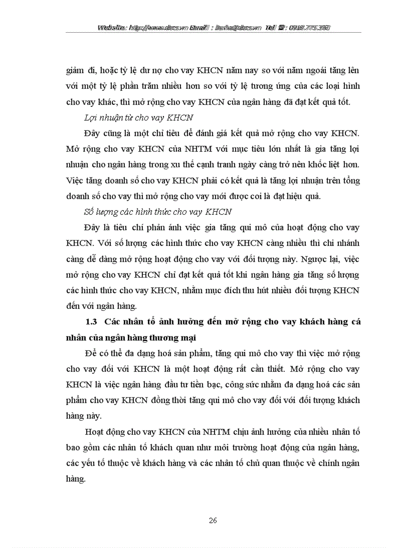 image for page Mở rộng cho vay đối với khách hàng cá nhân tại ngânhàng NHNo PTNT AgriBank chi nhánh Chợ Mơ