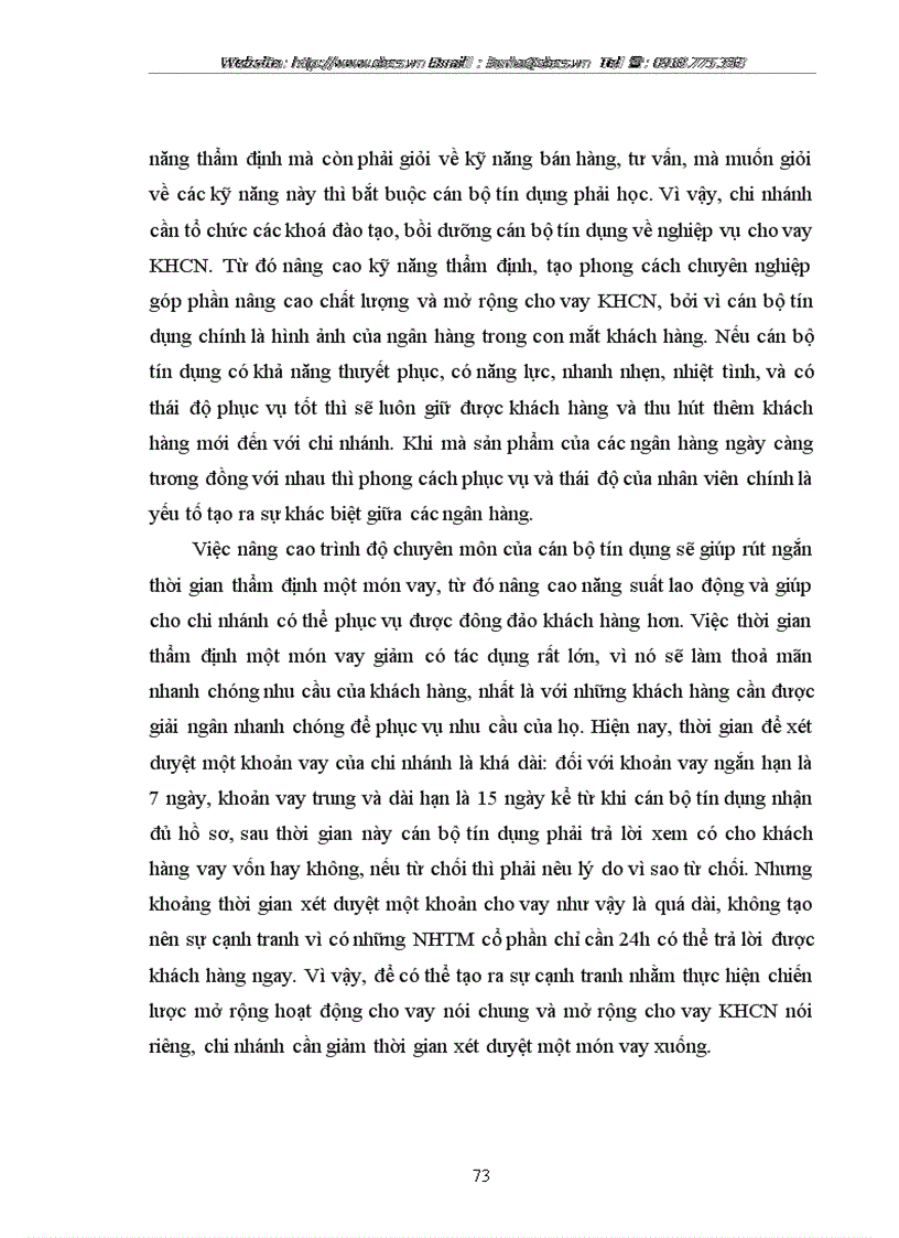 image for page Mở rộng cho vay đối với khách hàng cá nhân tại ngânhàng NHNo PTNT AgriBank chi nhánh Chợ Mơ