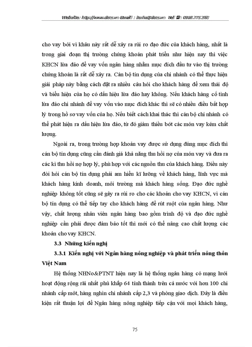 image for page Mở rộng cho vay đối với khách hàng cá nhân tại ngânhàng NHNo PTNT AgriBank chi nhánh Chợ Mơ