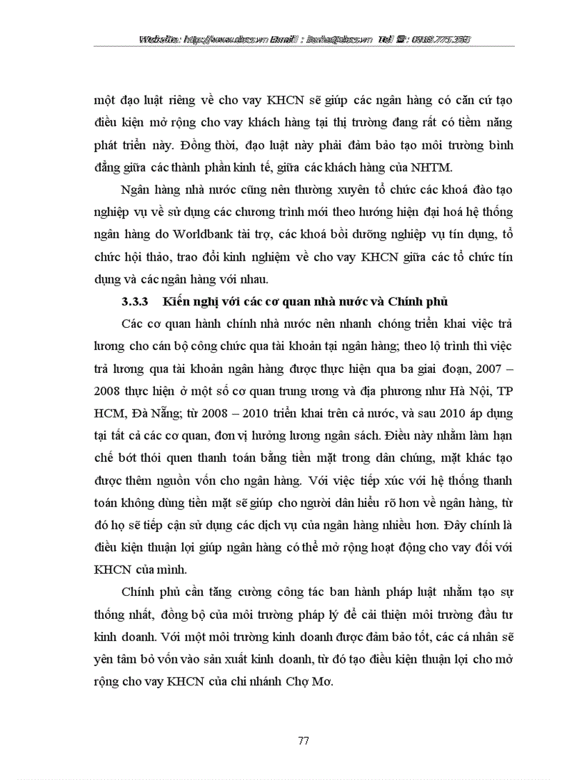 image for page Mở rộng cho vay đối với khách hàng cá nhân tại ngânhàng NHNo PTNT AgriBank chi nhánh Chợ Mơ