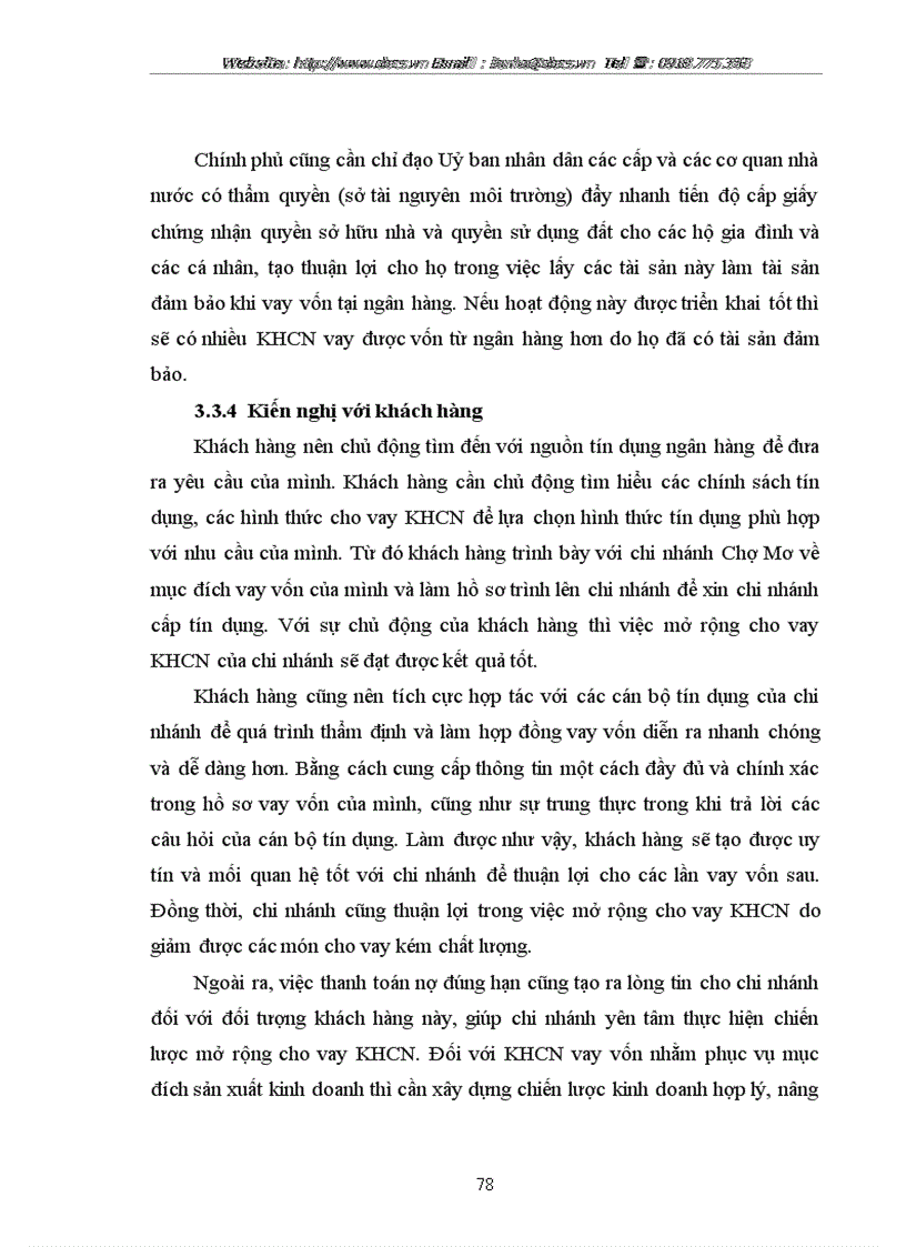 image for page Mở rộng cho vay đối với khách hàng cá nhân tại ngânhàng NHNo PTNT AgriBank chi nhánh Chợ Mơ