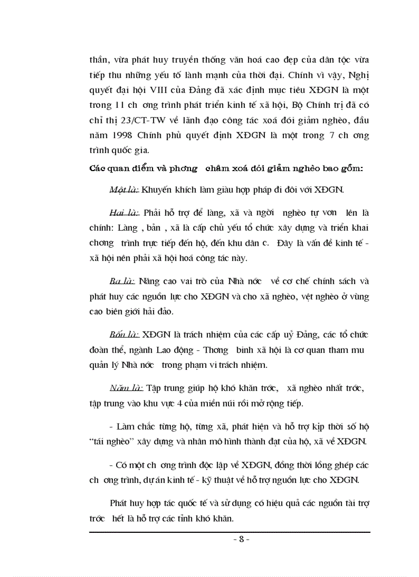 image for page Tín dụng ngân hàng đối với chương trình xoá đói giảm nghèo tỉnh Hoà Bình