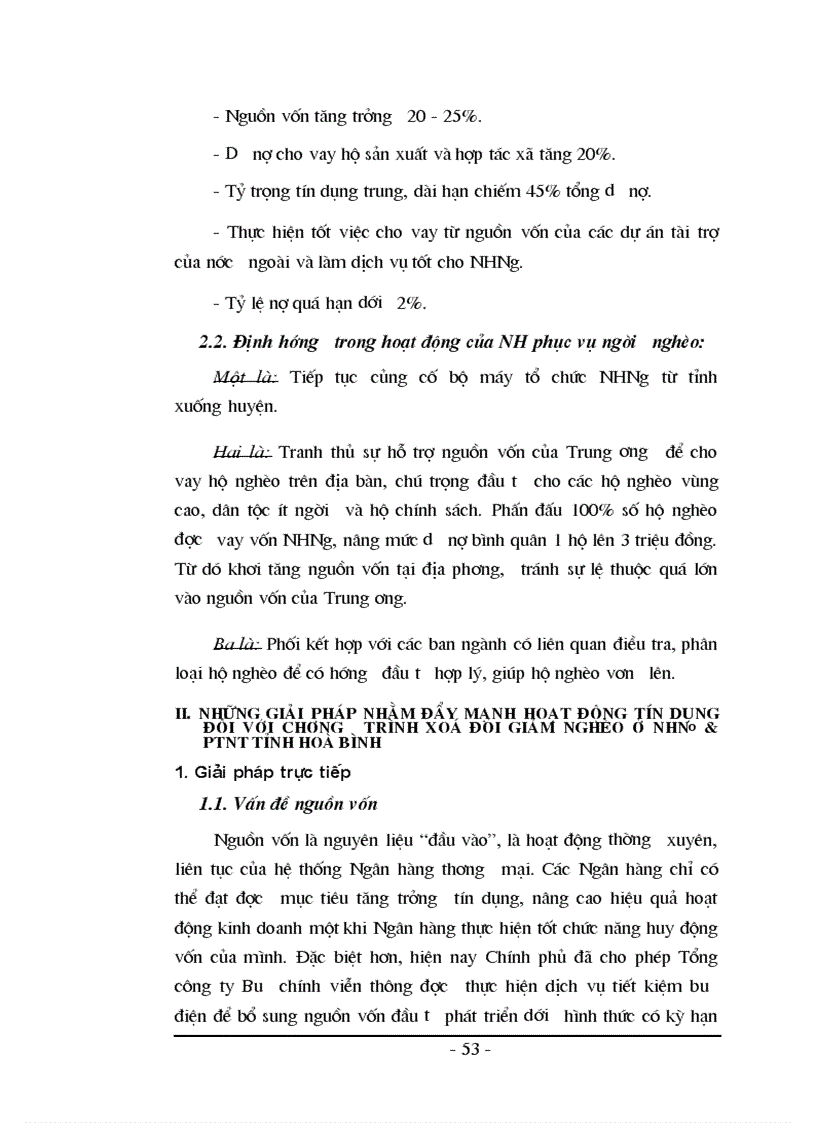 image for page Tín dụng ngân hàng đối với chương trình xoá đói giảm nghèo tỉnh Hoà Bình