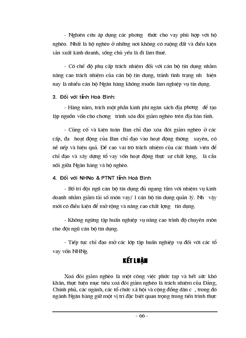 image for page Tín dụng ngân hàng đối với chương trình xoá đói giảm nghèo tỉnh Hoà Bình