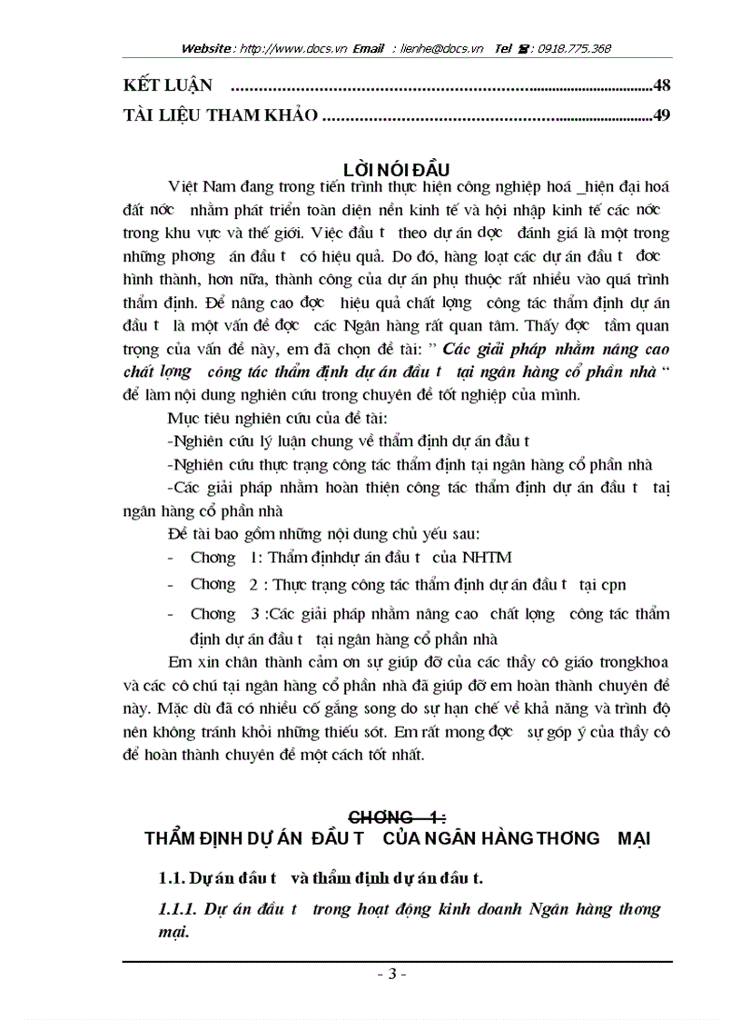 image for page Các giải pháp nhằm nâng cao chất lượng công tác thẩm định dự án đầu tư tại ngânhàng NHTMCP Nhà HN HabuBank