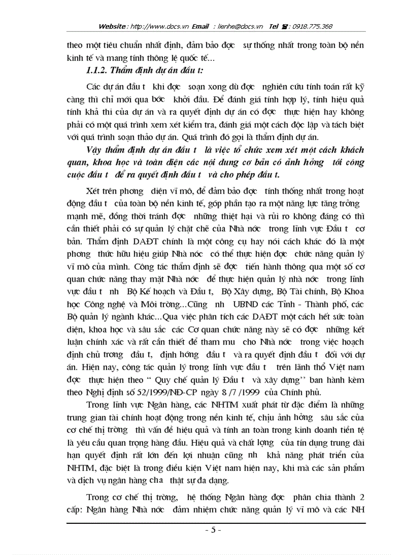 image for page Các giải pháp nhằm nâng cao chất lượng công tác thẩm định dự án đầu tư tại ngânhàng NHTMCP Nhà HN HabuBank