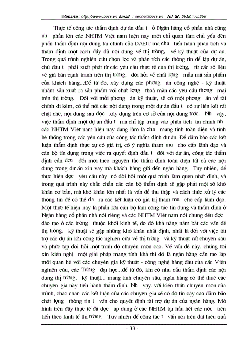 image for page Các giải pháp nhằm nâng cao chất lượng công tác thẩm định dự án đầu tư tại ngânhàng NHTMCP Nhà HN HabuBank