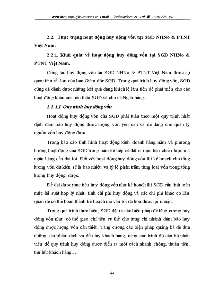 image for page Giải pháp nâng cao hiệu quả huy động vốn tại SGD ngânhàng NHNo PTNT AgriBank VN