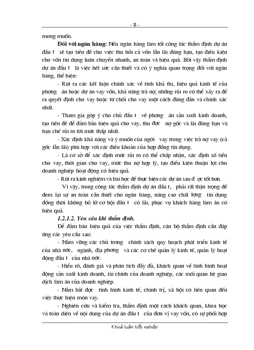 image for page Các giải pháp nhằm nâng cao chất lượng công tác thẩm định dự án đầu tư tại chi nhánh ngânhàng NHNo PTNT AgriBank Quận Ba Đình