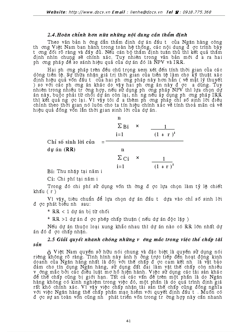 image for page 1số biện pháp nâng cao chất lượng thẩm định dự án đầu tư tại ngânhàng NHCT VietinBank khu vực 2 Hai Bà Trưng