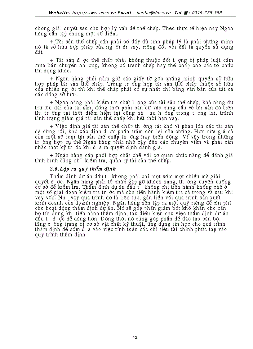 image for page 1số biện pháp nâng cao chất lượng thẩm định dự án đầu tư tại ngânhàng NHCT VietinBank khu vực 2 Hai Bà Trưng