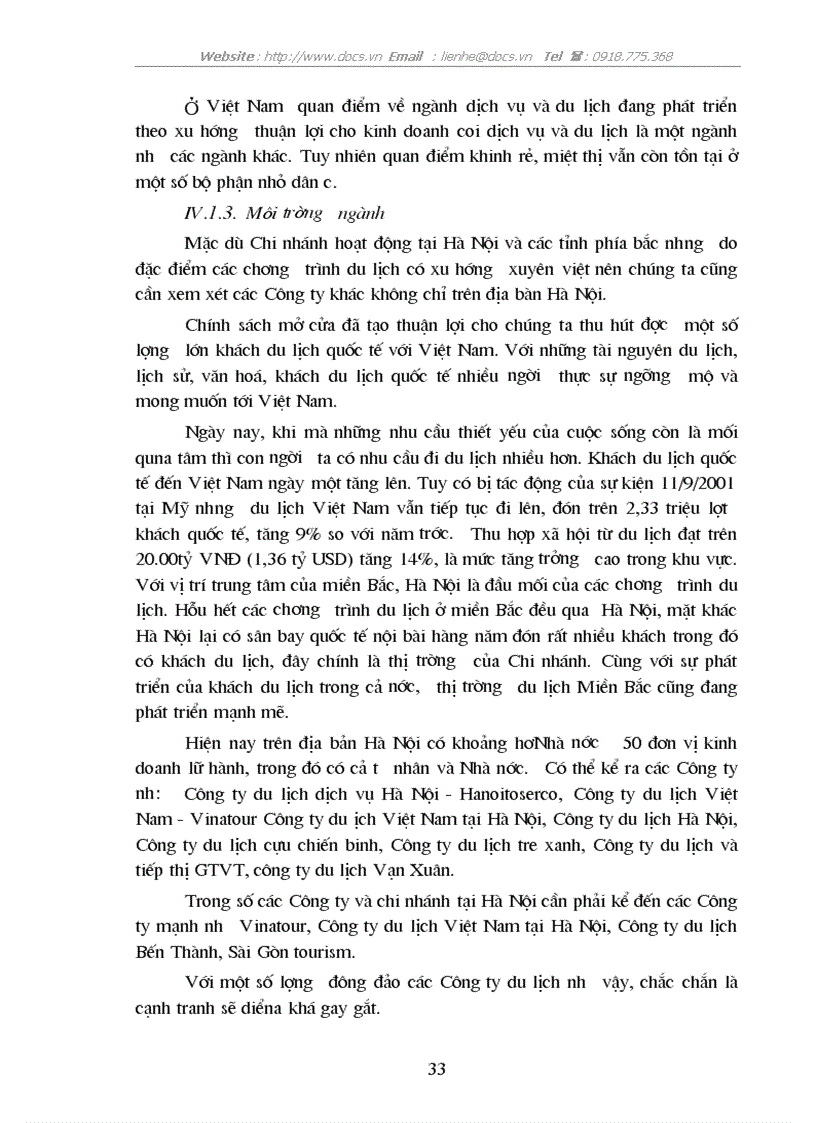 image for page Vấn dụng các chính sách marketing trong kinh doanh du lịch lữ hành ở Chi nhánh công ty du lịch và dịch vụ hồng gai tại Hà Nội