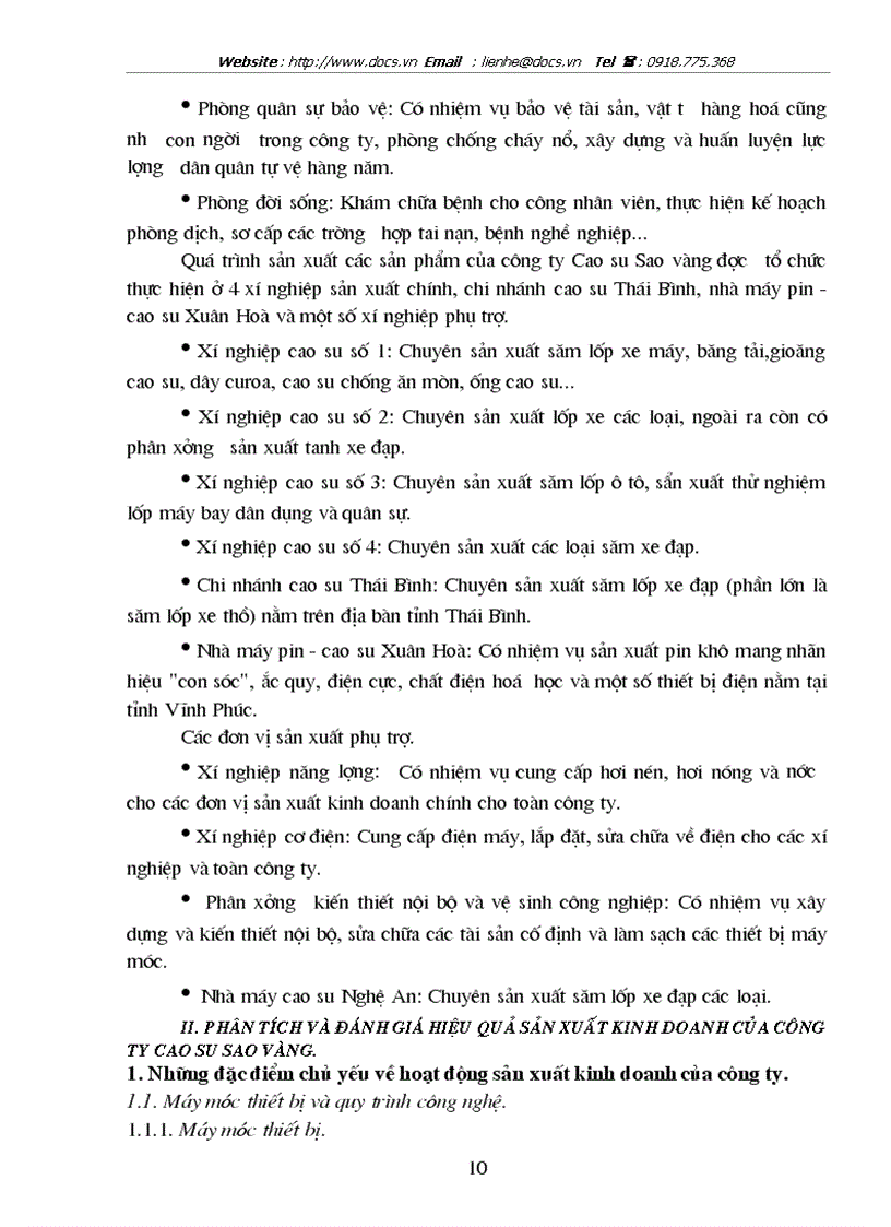 image for page Một số giải pháp nhằm nâng cao hiệu quả sản xuất kinh doanh của Công ty Cao su Sao vàng Hà Nội