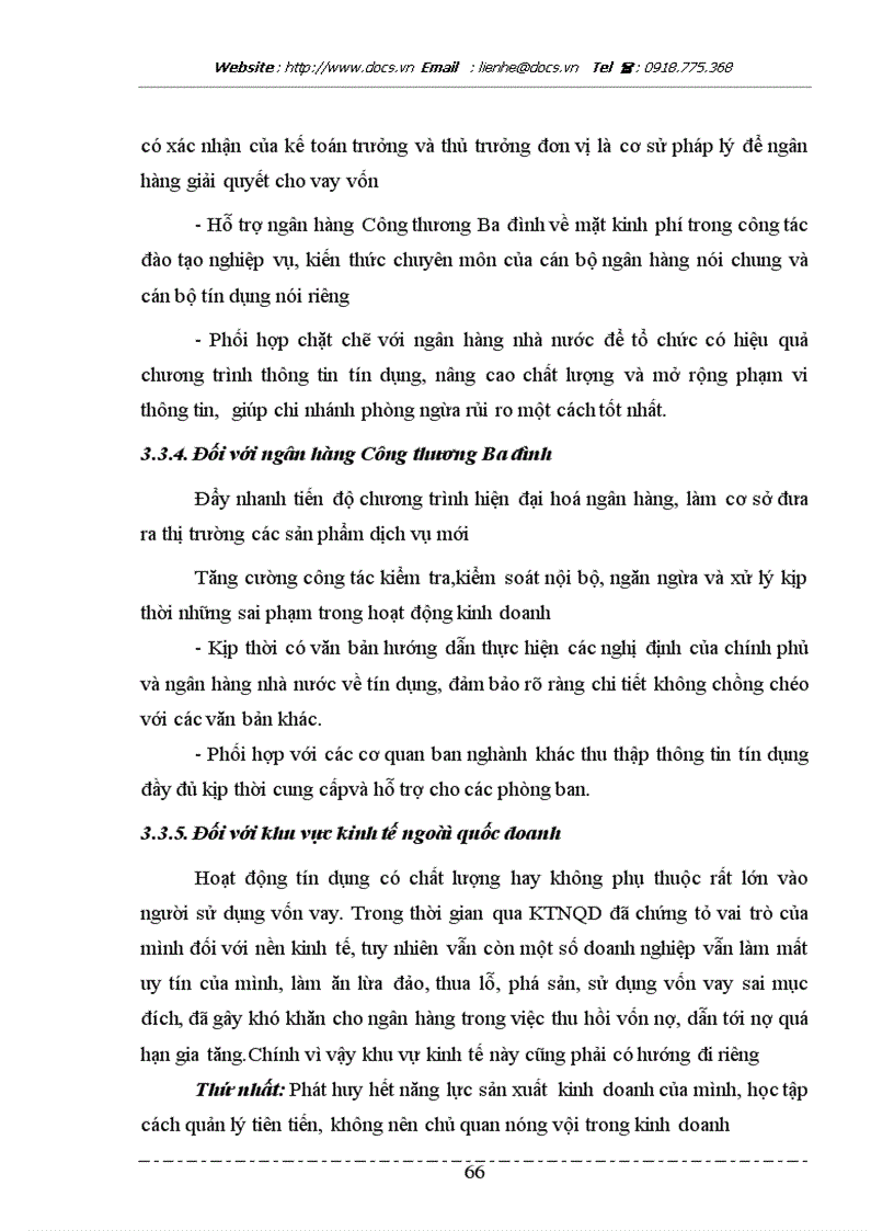 image for page Giải pháp mở rộng nâng cao chất lượng tín dụng đối với Kinh tế ngoài quốc doanh tại ngânhàng NHCT VietinBank Ba Đình