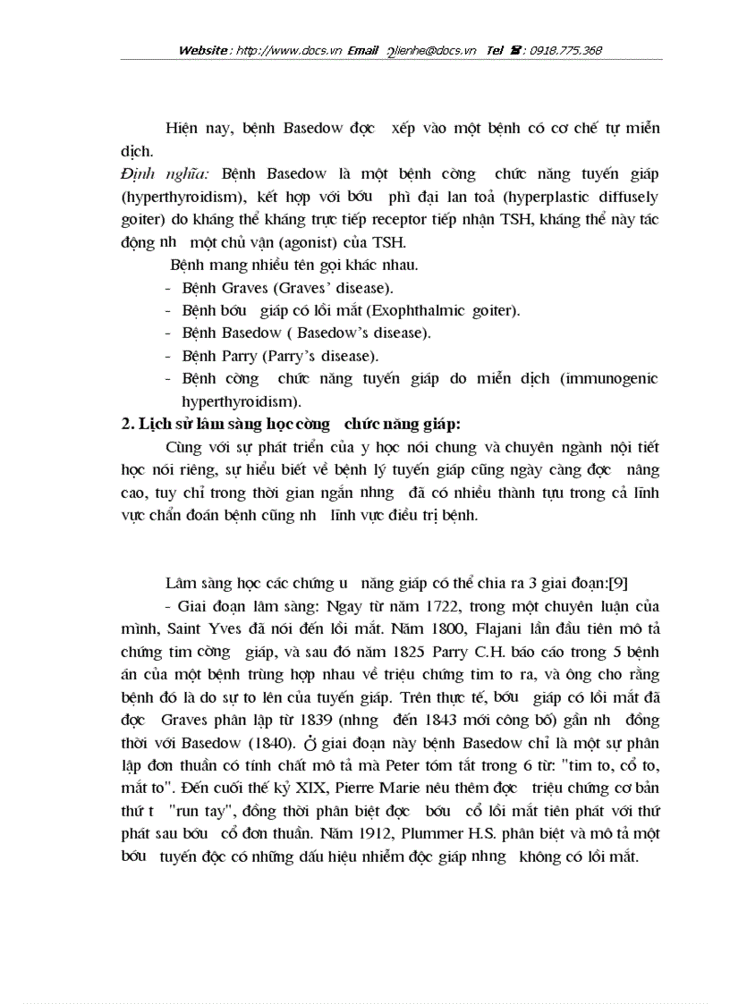 image for page Đặc điểm lâm sàng cận lâm sàng và biến chứng bệnh Basedow tại khoa Nội tiết Đái tháo đường Bệnh viện Bạch Mai trong 4 năm 1998 200
