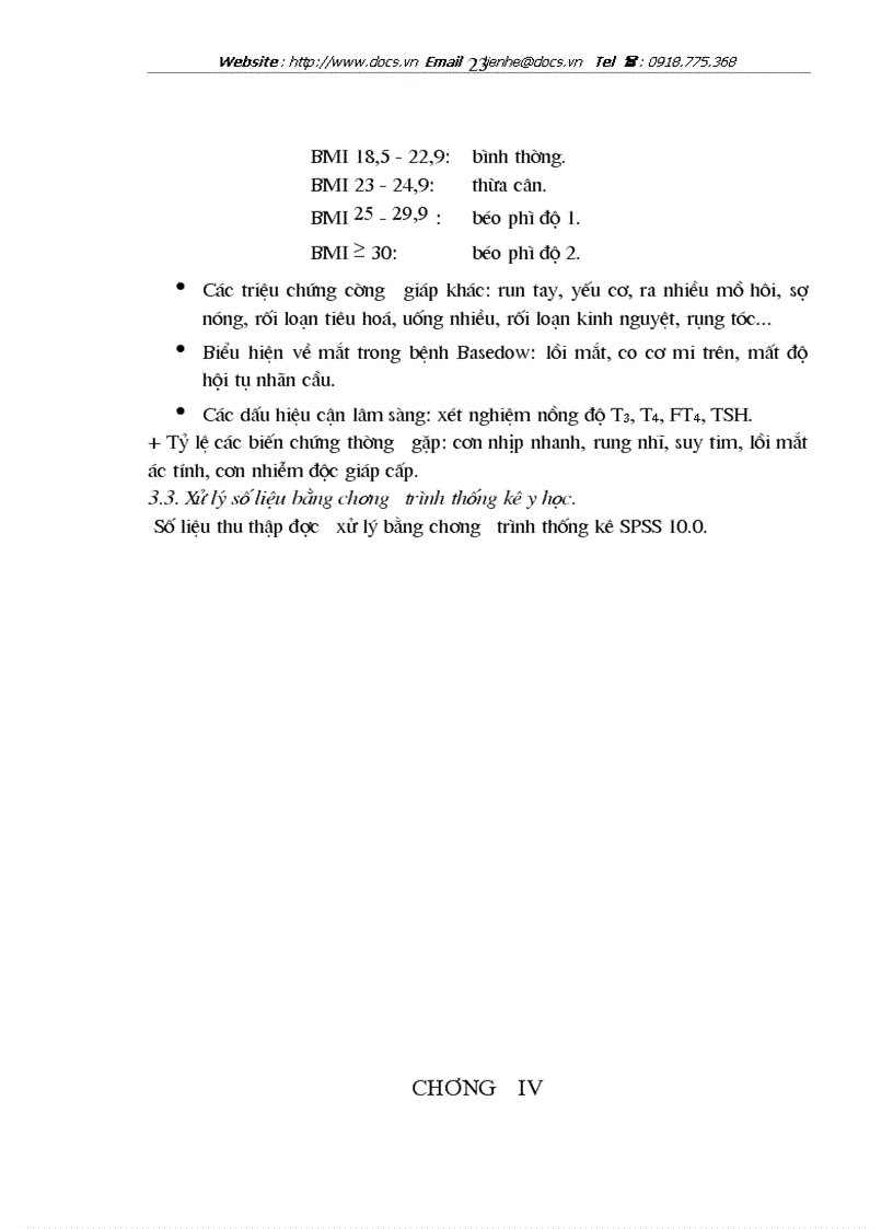 image for page Đặc điểm lâm sàng cận lâm sàng và biến chứng bệnh Basedow tại khoa Nội tiết Đái tháo đường Bệnh viện Bạch Mai trong 4 năm 1998 200