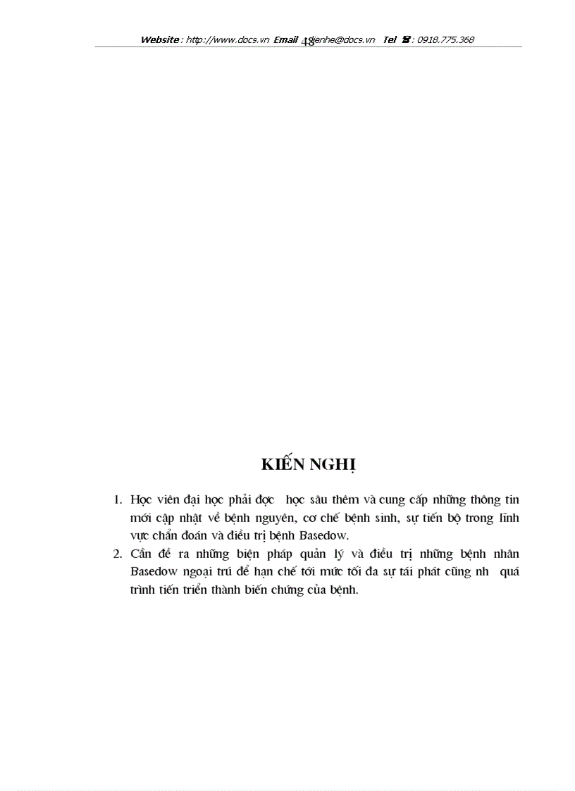 image for page Đặc điểm lâm sàng cận lâm sàng và biến chứng bệnh Basedow tại khoa Nội tiết Đái tháo đường Bệnh viện Bạch Mai trong 4 năm 1998 200