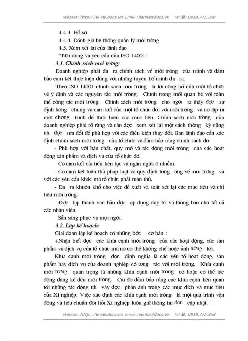 image for page Một số giải pháp xây dựng hệ thống quản lý môi trường ISO 14001 ở Xí nghiệp môi trường đô thị huyện Thanh Trì