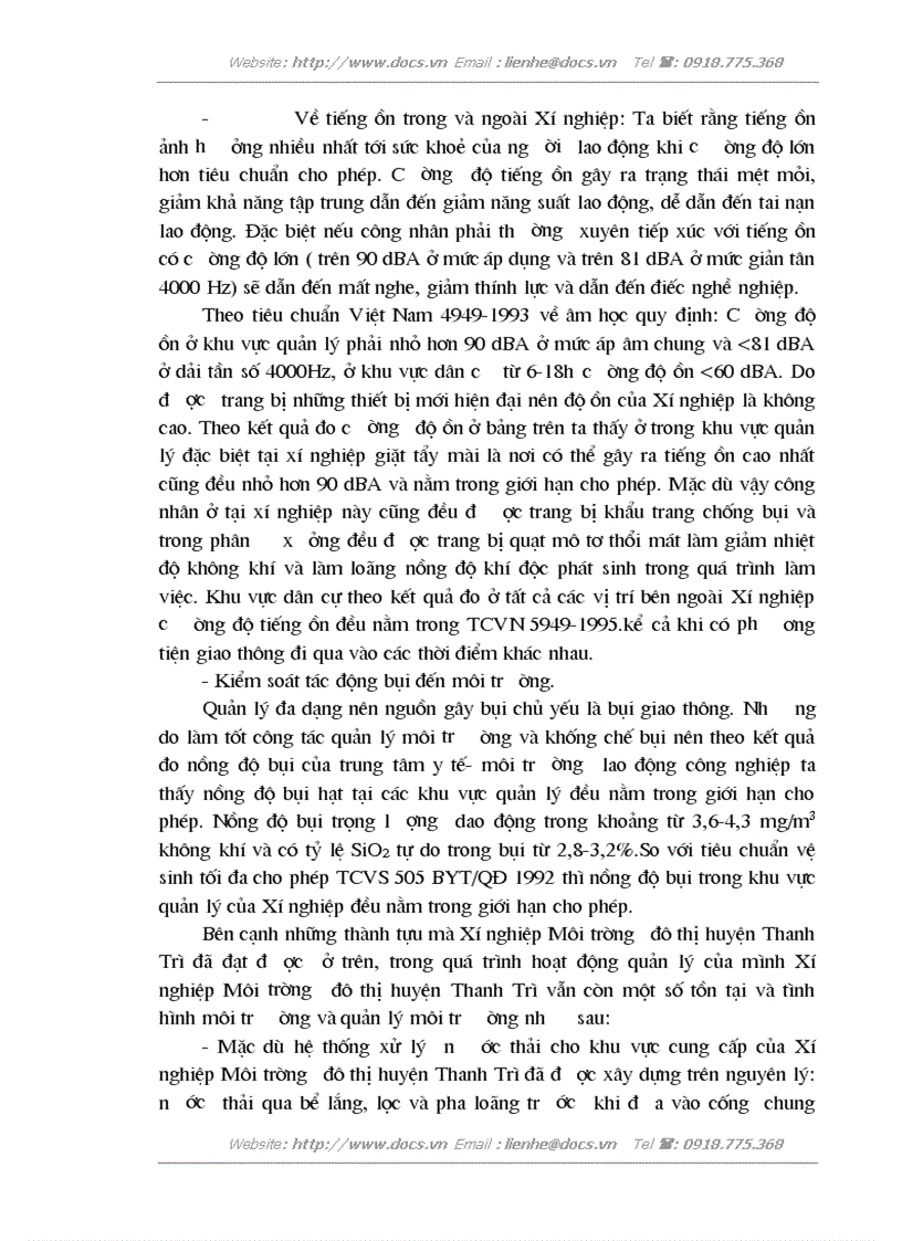 image for page Một số giải pháp xây dựng hệ thống quản lý môi trường ISO 14001 ở Xí nghiệp môi trường đô thị huyện Thanh Trì