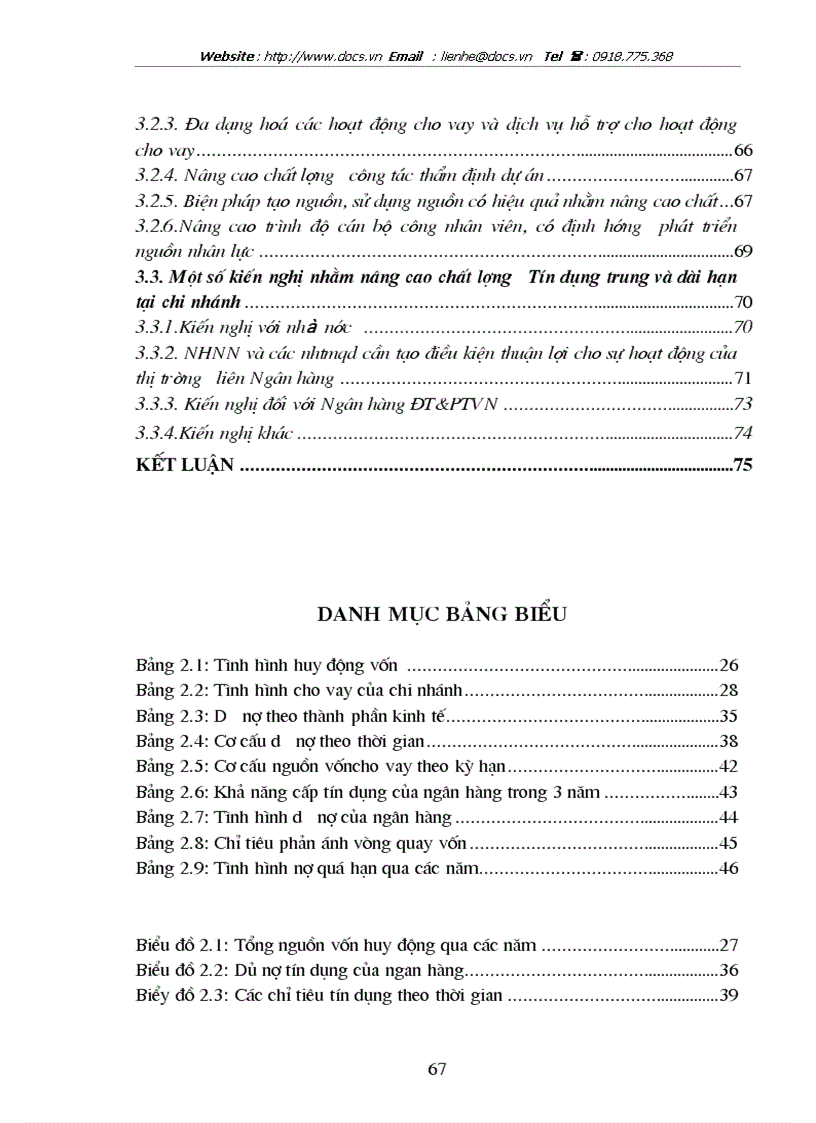 image for page Giải pháp nâng cao chất lượng Tín dụng Trung Dài hạn tại chi nhánh ngânhàng NHĐT PT BIDV Hà Thành